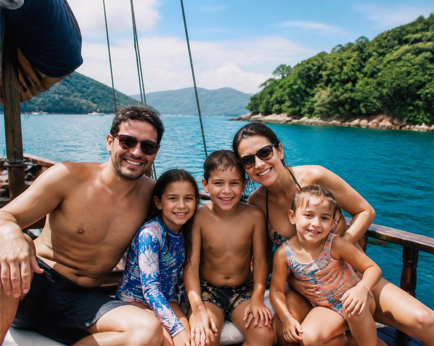 Família a bordo
